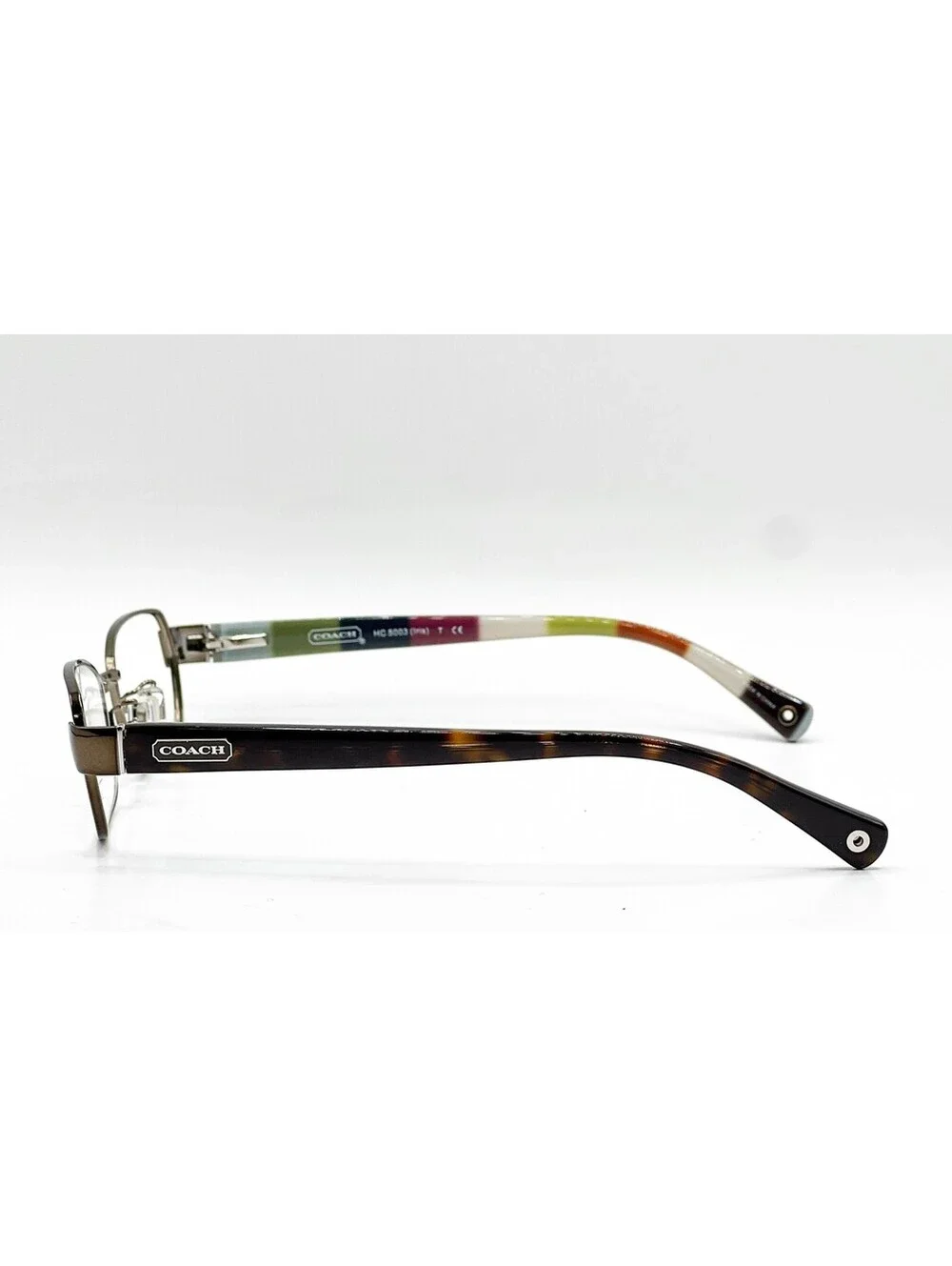 Coach HC 5003 9027 Dark Brown Tortoise Square Authentic Eyeglass Frames 52-16